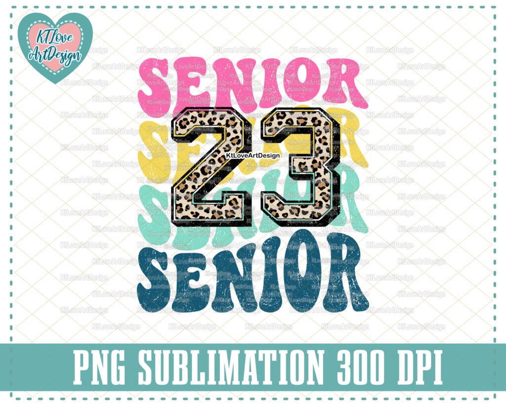 Retro Senior 2023 Png, Class of 2023 png, Senior Png, Graduation 2023, PNG Sublimation Design