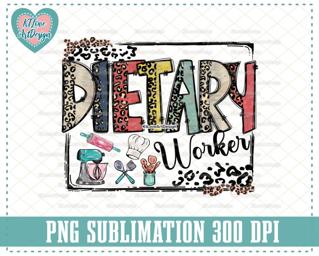 Dietary Worker Png, Vintage Dietary Png, Lunch Lady PNG, Dietary Png, Dietary Doodle, Hand Drawn, PNG Sublimation Design