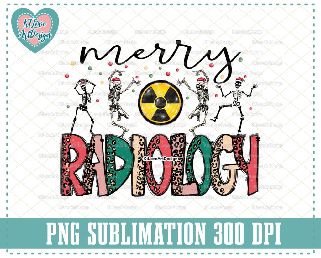 Radiology Christmas Png, Rad Tech Life, Merry Radiology PNG, Christmas Skeleton Png, PNG Sublimation Digital Downloads