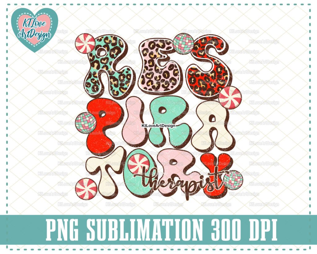 Christmas Respiratory Therapist Png, Therapist Png, Christmas Respiratory Png, Retro Nurse Png, PNG Sublimation Design