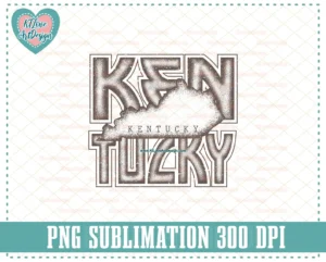 Kentucky Png, KY PNG, State PNG Sublimation Design