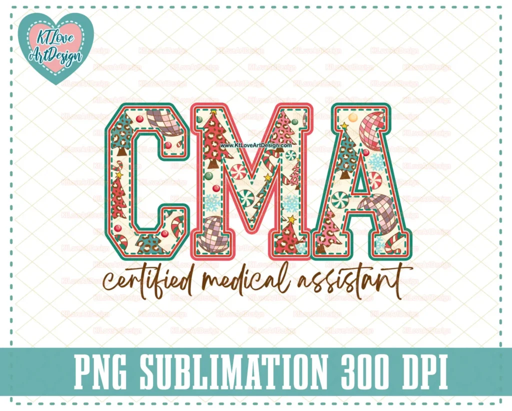 Christmas CMA PNG Sublimation Design